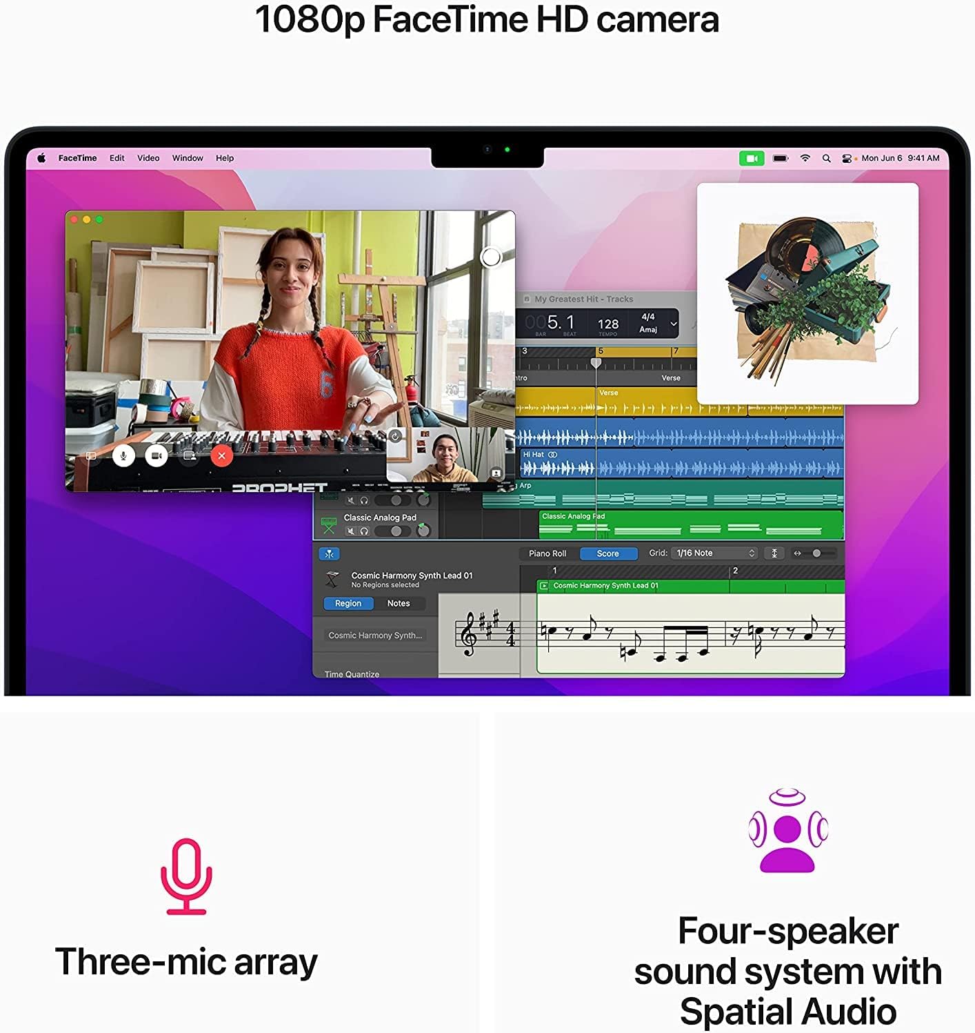 Apple MLY33LLA MacBook Air 2022 M2 8GB 256GB SSD - Renewed