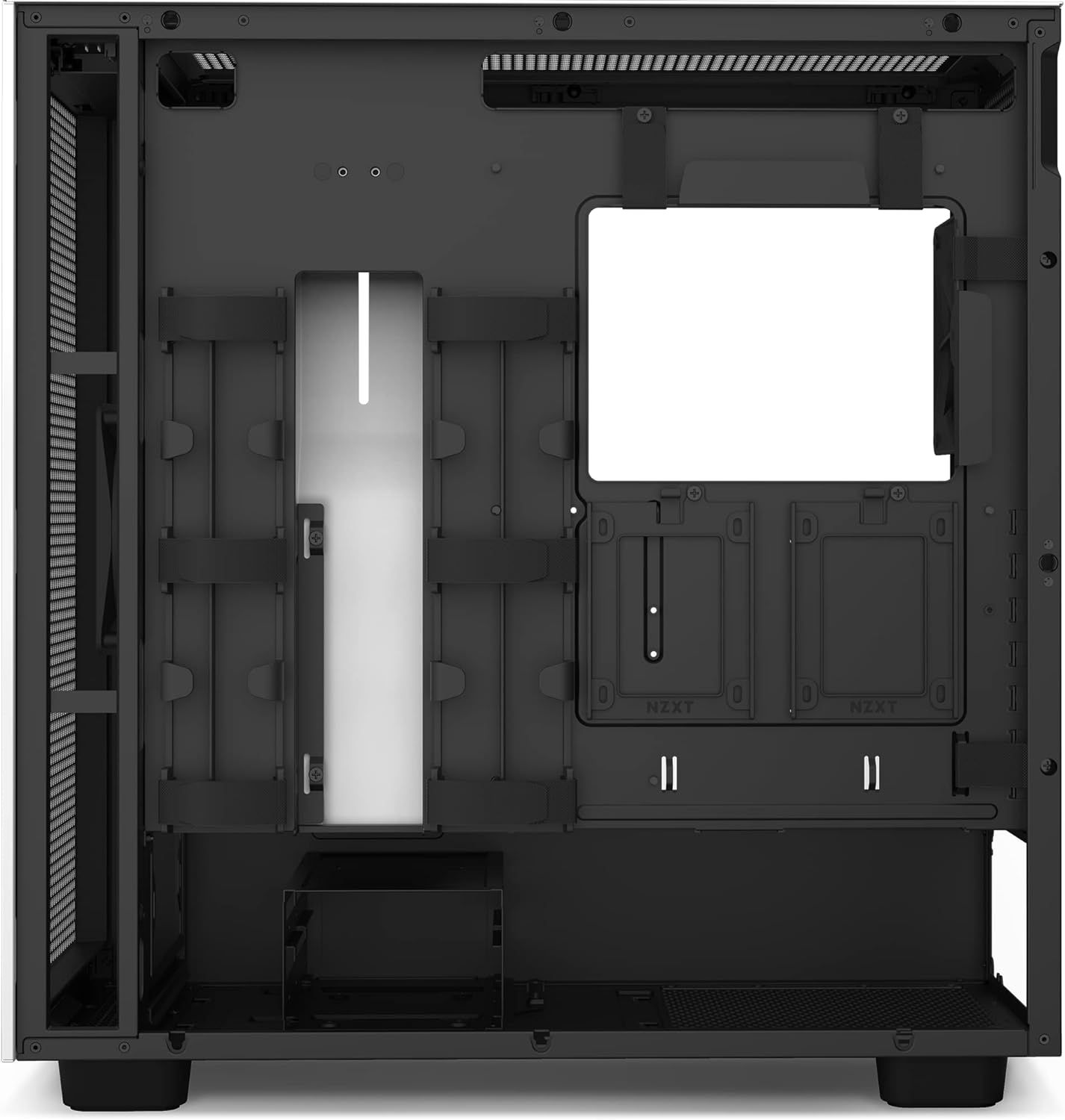 NZXT H7 Flow CM-H71FG-01 White/Black ATX Case