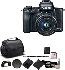 Canon EOS M50 4K Mirrorless Camera 15-45mm Kit
