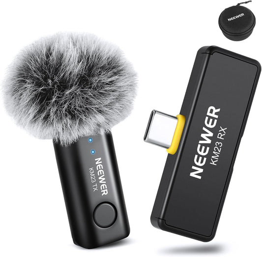 Neewer 21000097 Wireless Lavalier Microphone USB-C