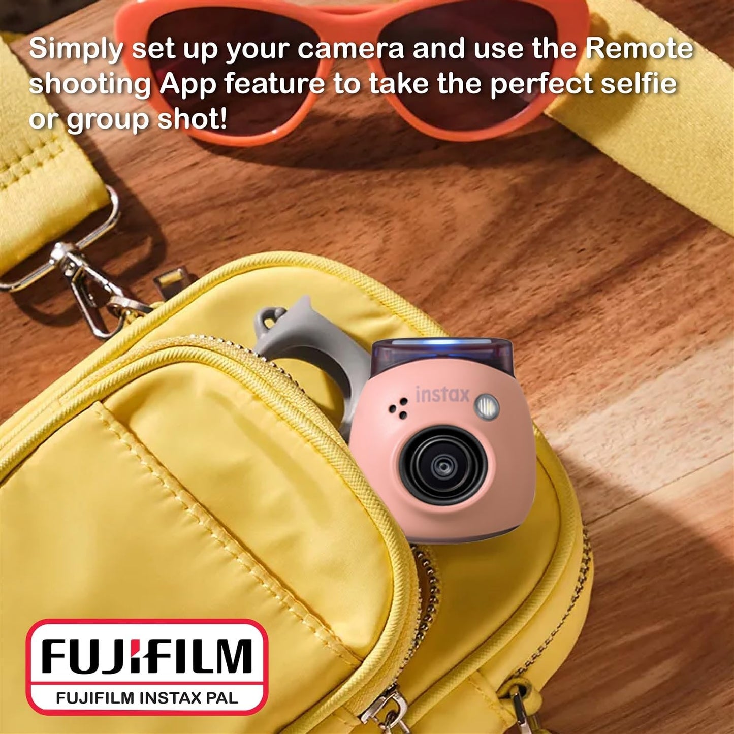 Fujifilm Instax PAL Digital Camera - Powder Pink Bundle