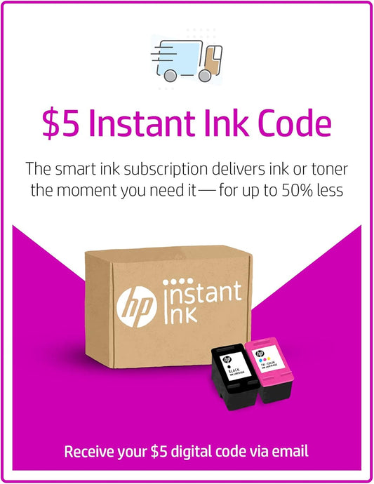 HP Instant Ink $5 Prepaid Code for Ink & Toner