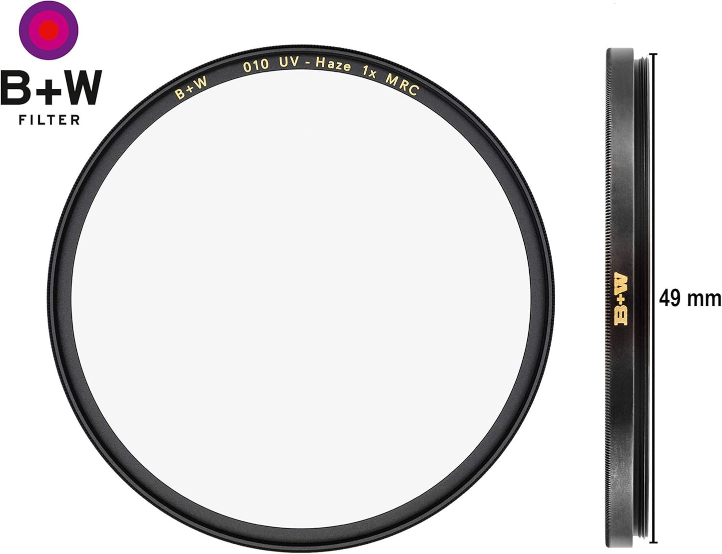 B+W 66-070201 49mm UV Protection Filter: MRC Coating
