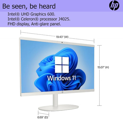 HP 00DG All-in-One PC: Celeron, 40GB RAM, 1TB SSD, Win 11 Pro