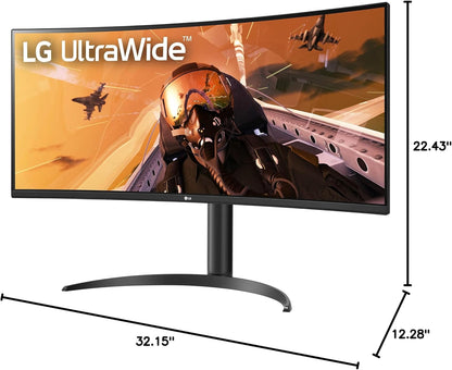 LG 34WQ73A-B 34-Inch UltraWide QHD Curved Monitor