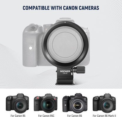 Neewer 10103205 Canon R5/R6 Rotatable Lens Collar