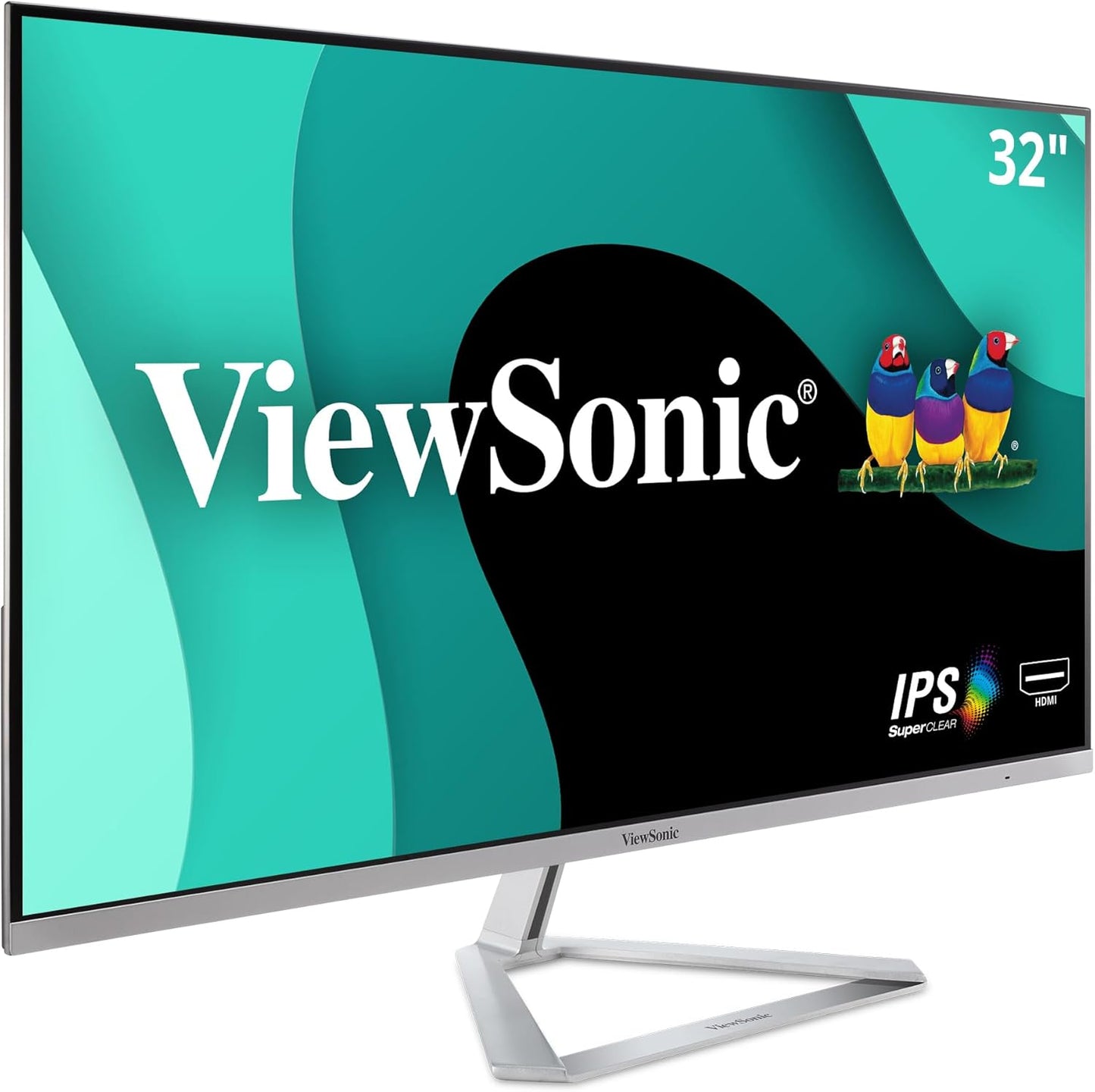 ViewSonic VX3276-MHD 32" 1080p IPS Monitor, Ultra-Thin Bezels
