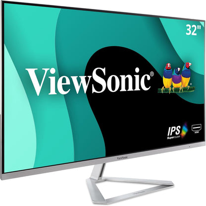 ViewSonic VX3276-MHD 32" 1080p IPS Monitor, Ultra-Thin Bezels