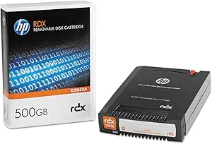 HP HEWQ2042A RDX Cartridge: 500GB Backup Storage