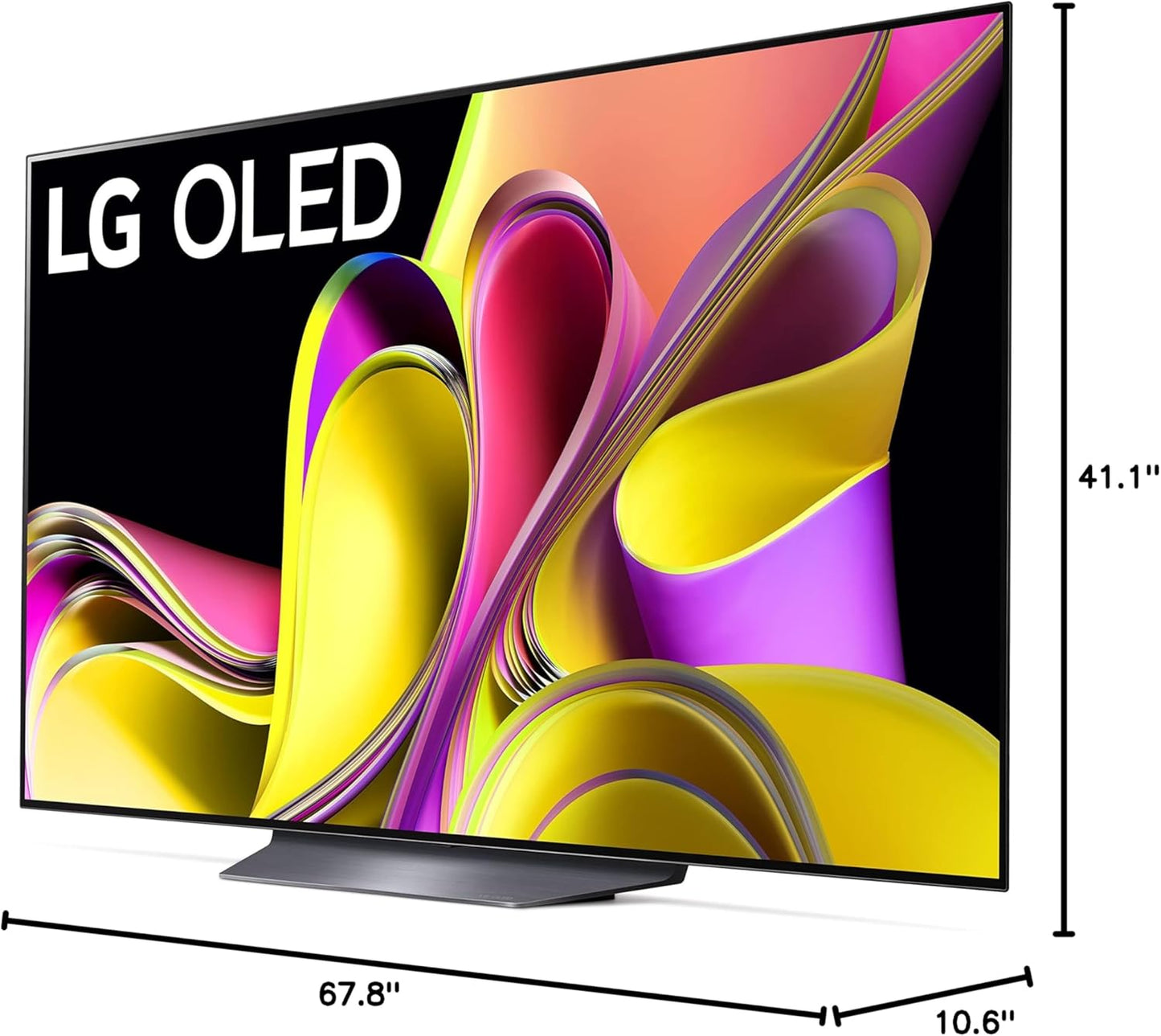 LG CRT2LGOLED77B3PUARB 77-Inch OLED 4K Smart TV Renewed