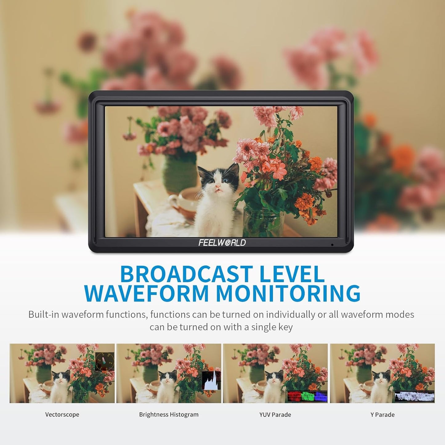 FEELWORLD 5.5 Inch S55V3 Camera Field Monitor