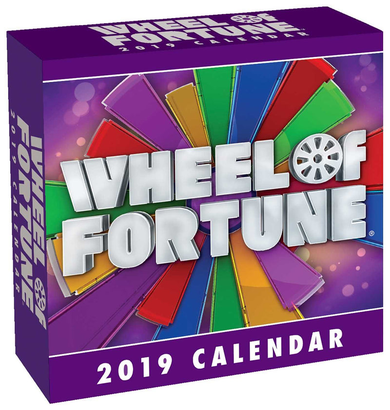 Sony Wheel of Fortune 2019 Day-to-Day Calendar — main product image