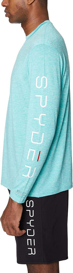 Spyder S923173 Men's Heather Long Sleeve Rashguard