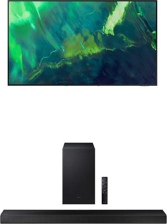 Samsung QN85Q70AA 85-Inch QLED 4K TV Soundbar Bundle