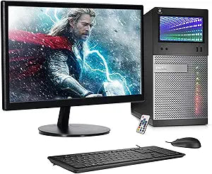 Dell OptiPlex RGB i5 16GB 512GB SSD Gaming PC with 24-Inch Monitor — main product image