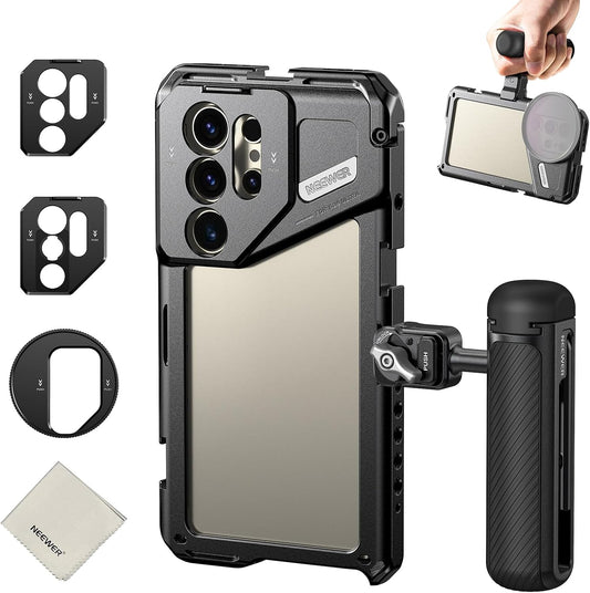Neewer PA042+PA045S S24 Ultra Phone Cage with Side Handle