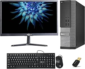 Dell 9020 OptiPlex i5 Desktop with 20" Monitor (Renewed)