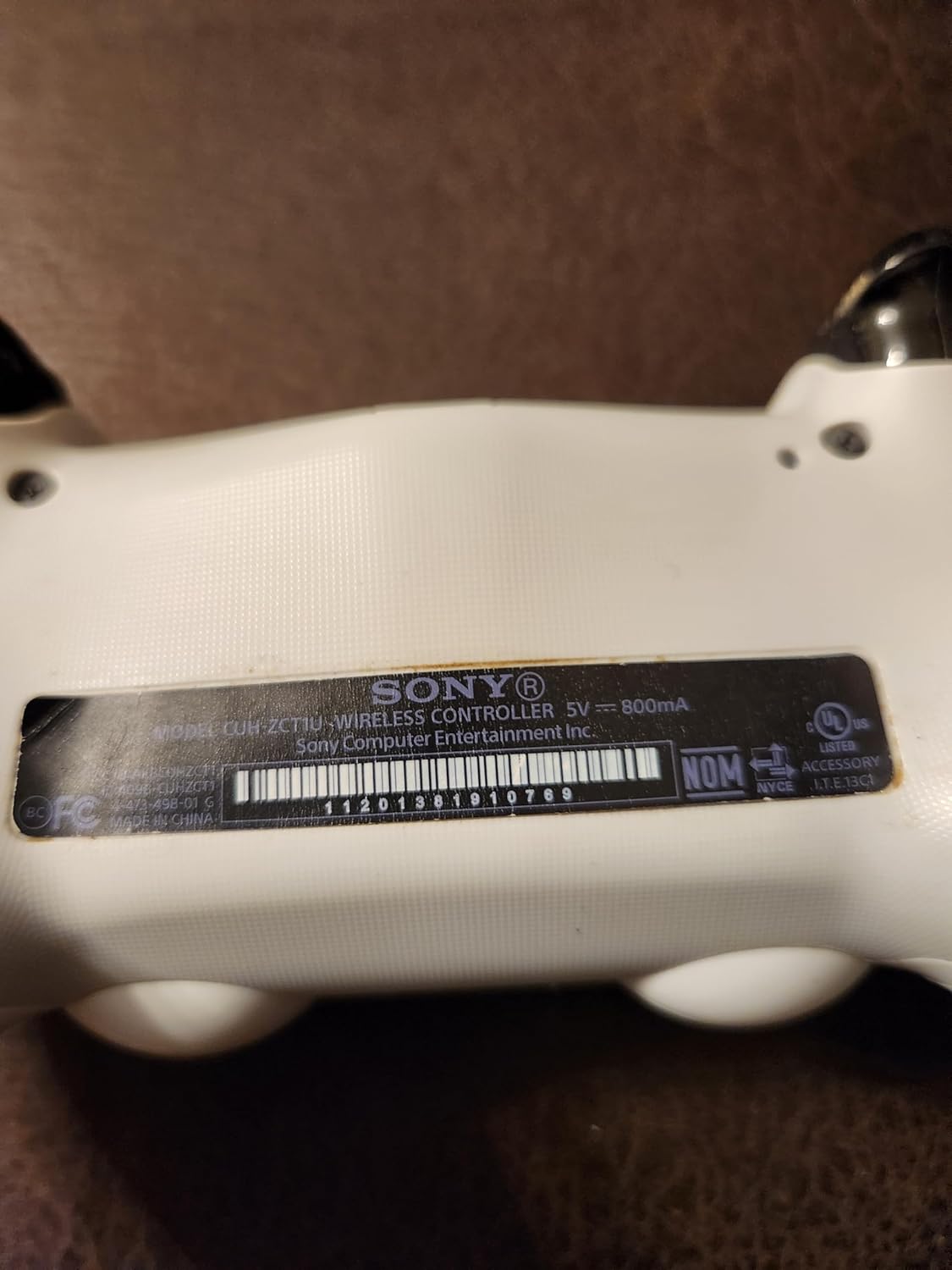 Sony Dualshock 4 Glacier White Wireless PS4 Controller (CUH-ZCT2E)