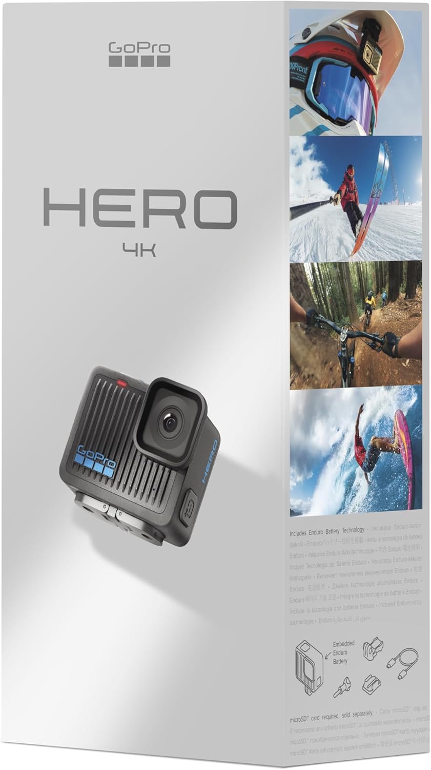 GoPro CHDHF-131-AT Hero Compact Waterproof Action Camera 4K