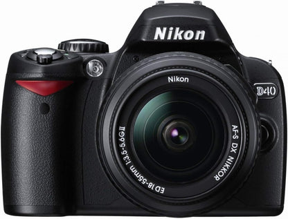 Nikon D40 6.1MP Digital SLR Camera 18-55mm Lens Renewed
