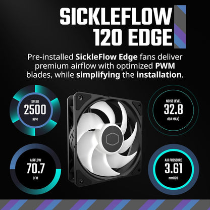 Cooler Master MLX-D24M-A25PZ-R1 MasterLiquid 240 Atmos AIO Cooler