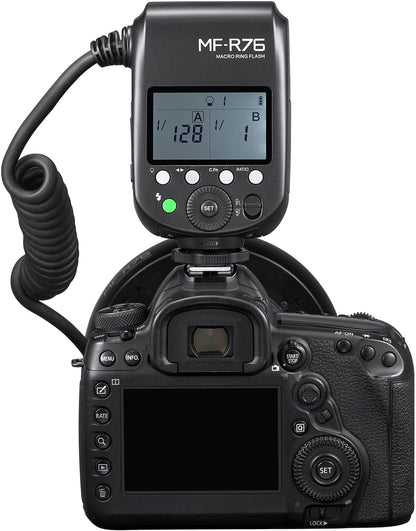 Godox MF-R76 Macro Ring Flash for Sony Canon Nikon Fuji
