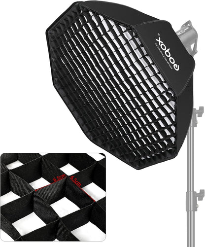 Godox 926500 SB-UE 47" Octagon Softbox with Grid Bowens Mount