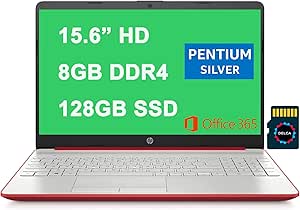 HP Notebook 15 Pentium N5000 8GB 128GB SSD Laptop