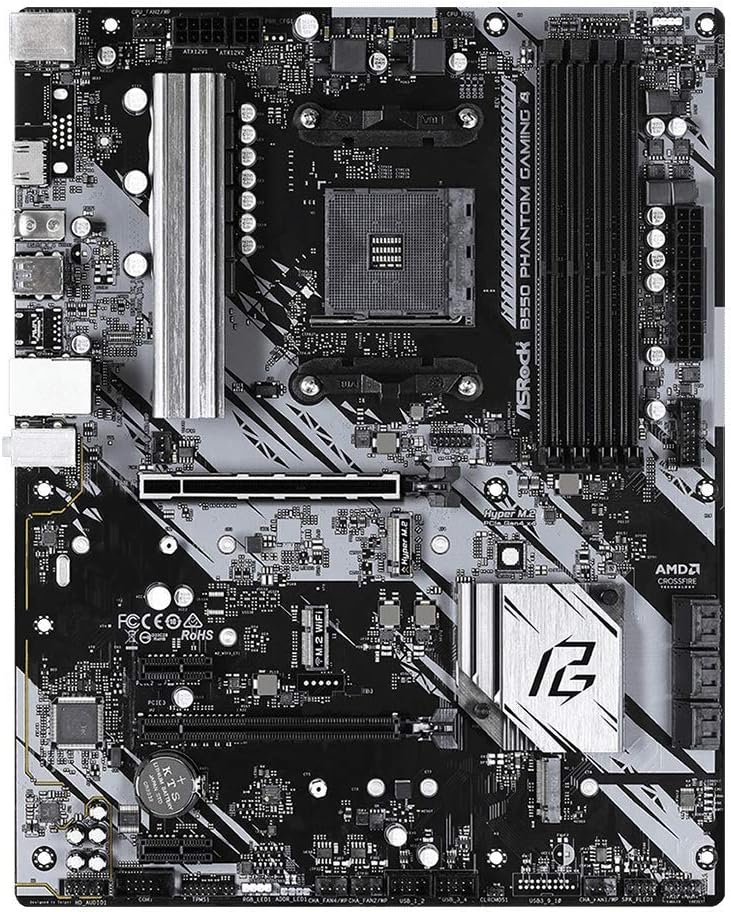 ASRock B550 PHANTOM GAMING 4 AMD Ryzen Motherboard