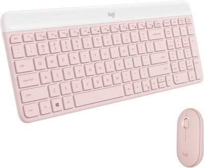 Logitech MK470 Slim Wireless Keyboard and Mouse Combo (Renewed)