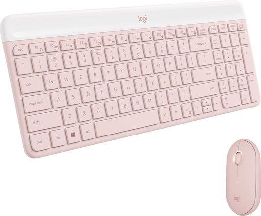 Logitech MK470 Slim Wireless Keyboard and Mouse Combo (Renewed)