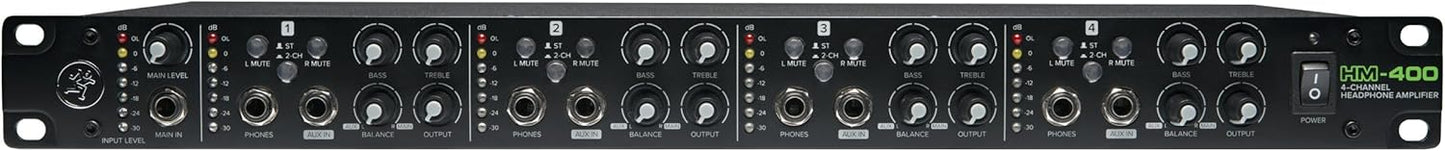 Mackie HM-400 4-Channel Headphone Amplifier Rackmount