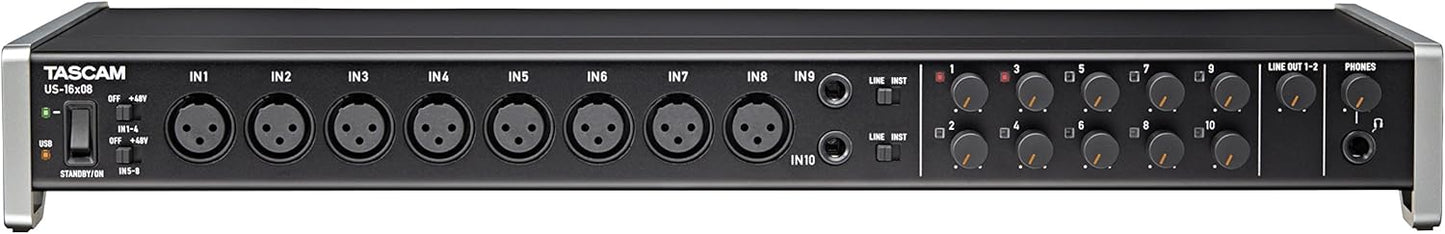 Tascam US-16x08 Rackmount USB Audio/MIDI Interface