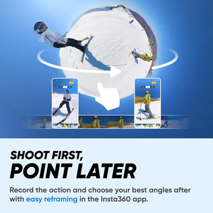 Insta360 CINSAAQ/B-SKN X3 Snow Kit 5.7K 360 Action Camera