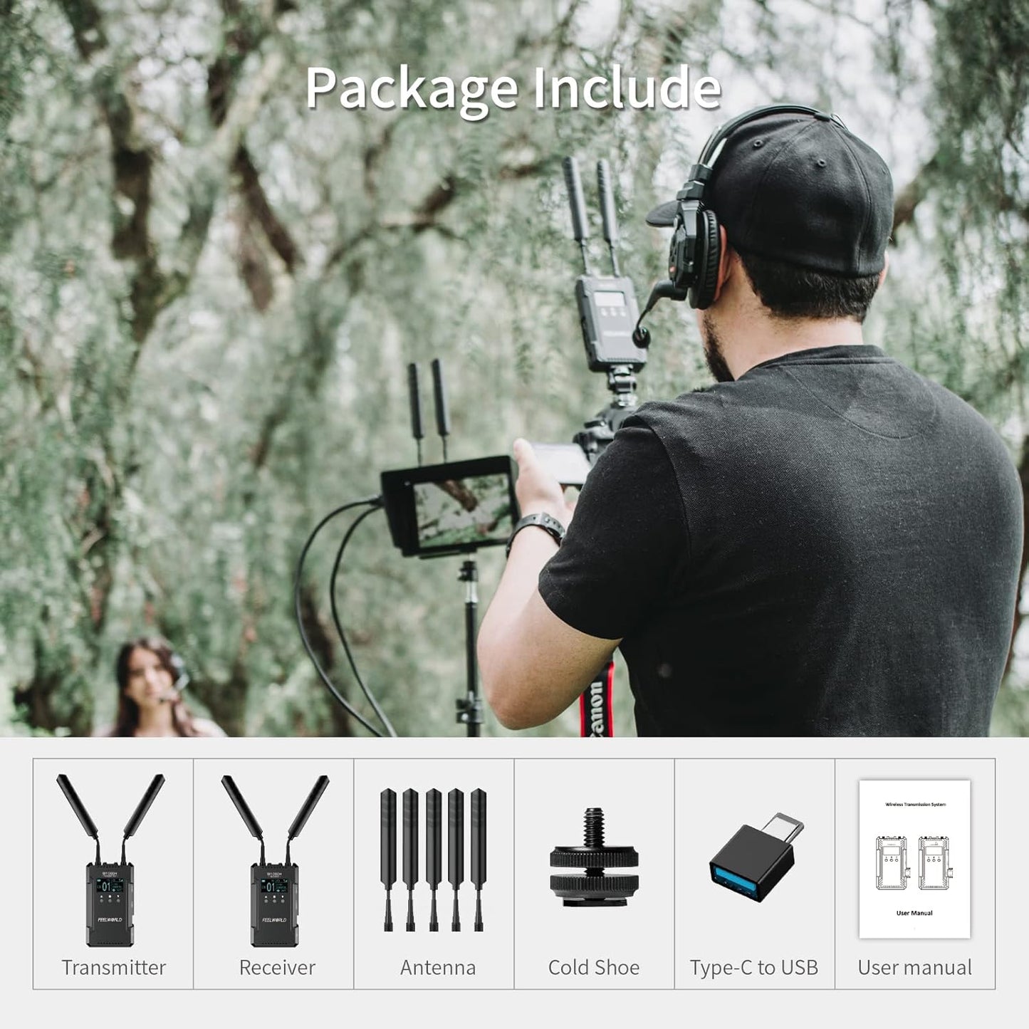 FEELWORLD W1000H HDMI Wireless Video Transmission System