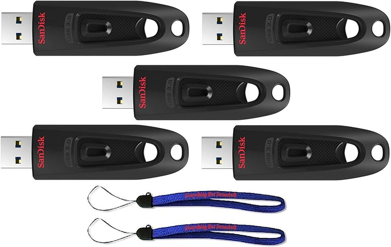 SanDisk SDCZ48-064G-5PK_Lan Ultra 64GB USB 3.0 Flash Drive 5-Pack — main product image