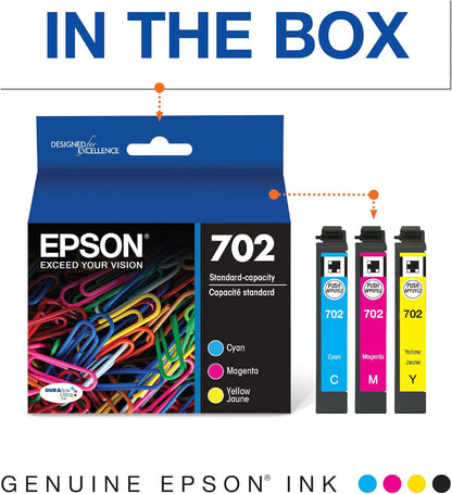 Epson T702520-S DURABrite Ultra Color Ink Combo Pack