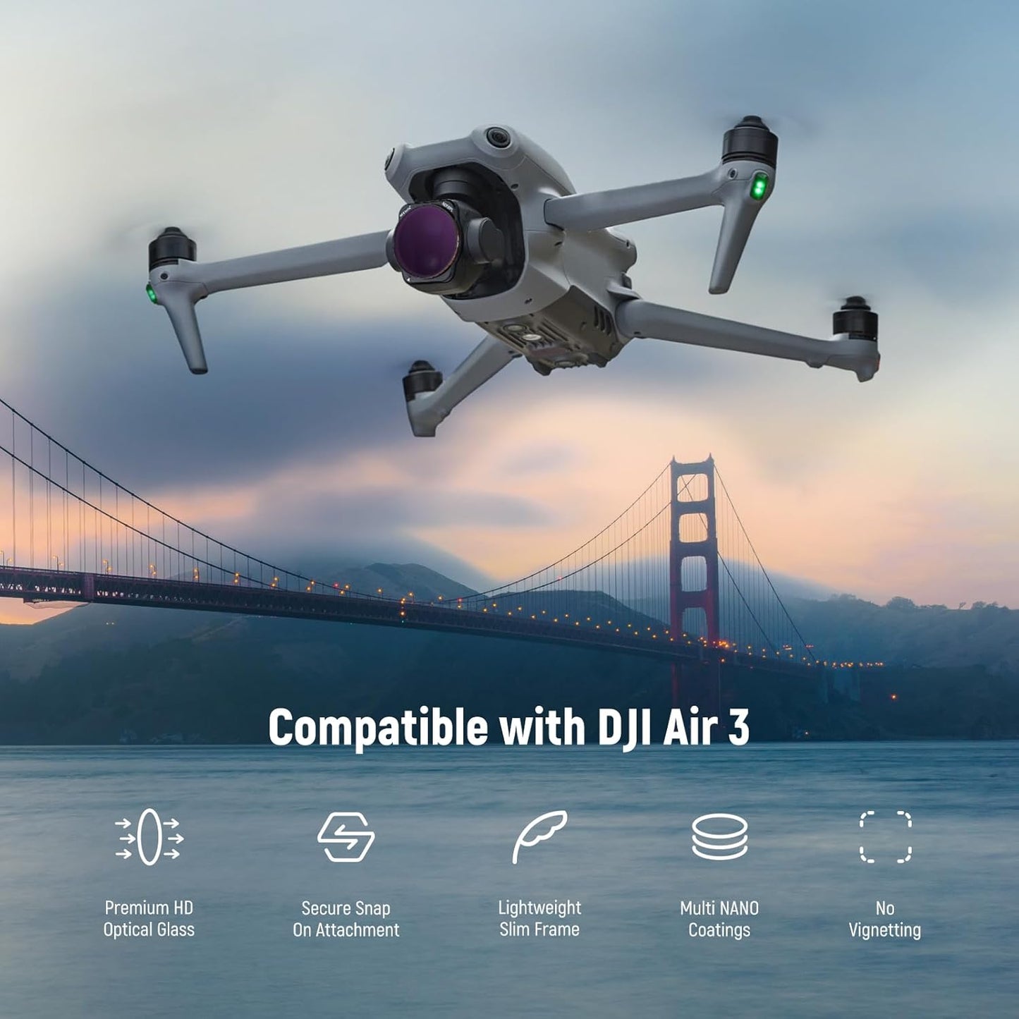 Neewer 10102901: DJI Air 3 ND/PL Filter Set