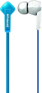 Polaroid PHP732WHBL Bass Boost Earbuds with Mic - Blue