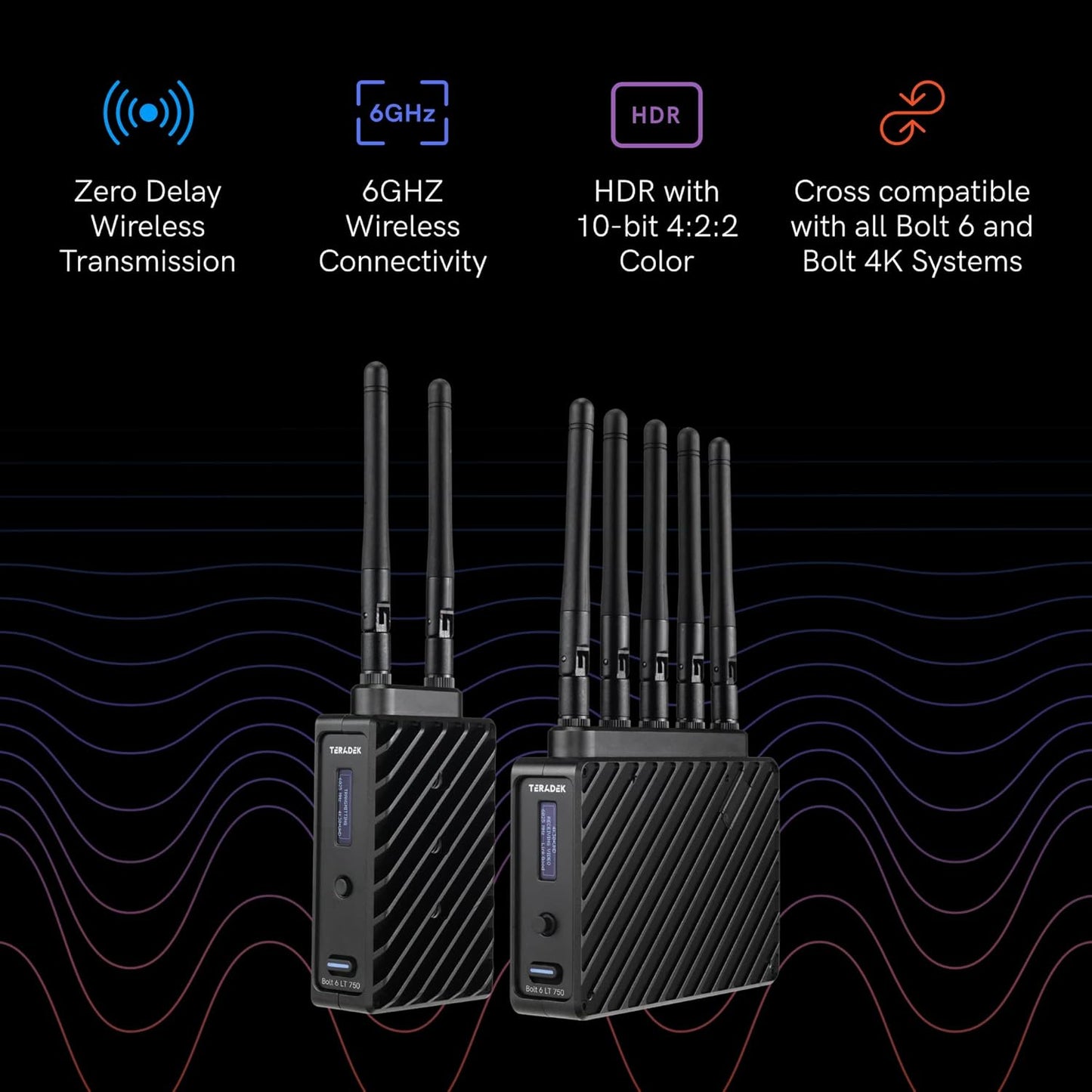 Teradek TE-B6LT-750 Bolt 6 LT - Wireless HDMI 4K Video