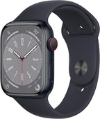 Apple Watch Series 8 45mm Cellular Midnight Aluminum