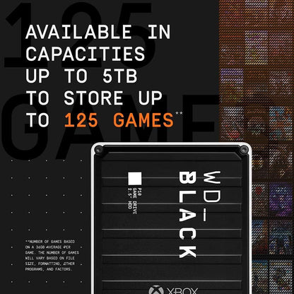 Western Digital WD_Black 3TB P10 Game Drive Xbox