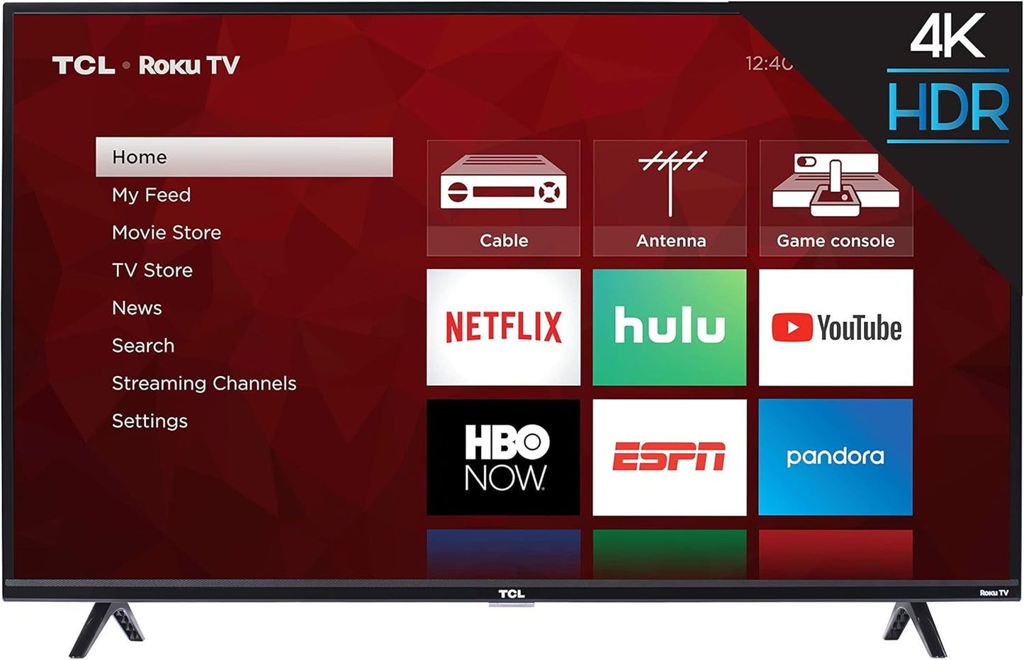 TCL 43S425 43-Inch 4K Roku Smart TV (Renewed)