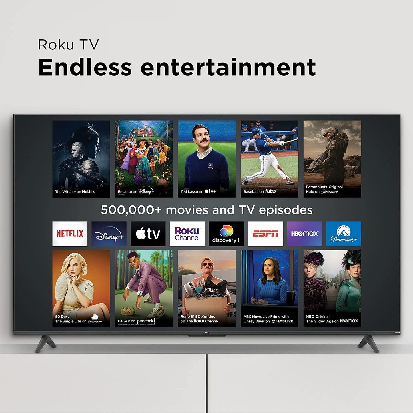 TCL 43-Inch 4K Roku Smart TV - Renewed