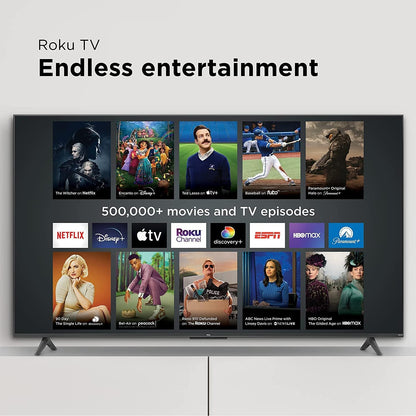 TCL 43-Inch 4K Roku Smart TV - Renewed