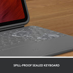 Logitech 920-011295 Rugged Folio iPad 10th Gen Keyboard Case