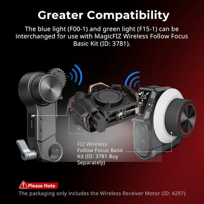 SmallRig 4297 Wireless Receiver Motor Lite Follow Focus