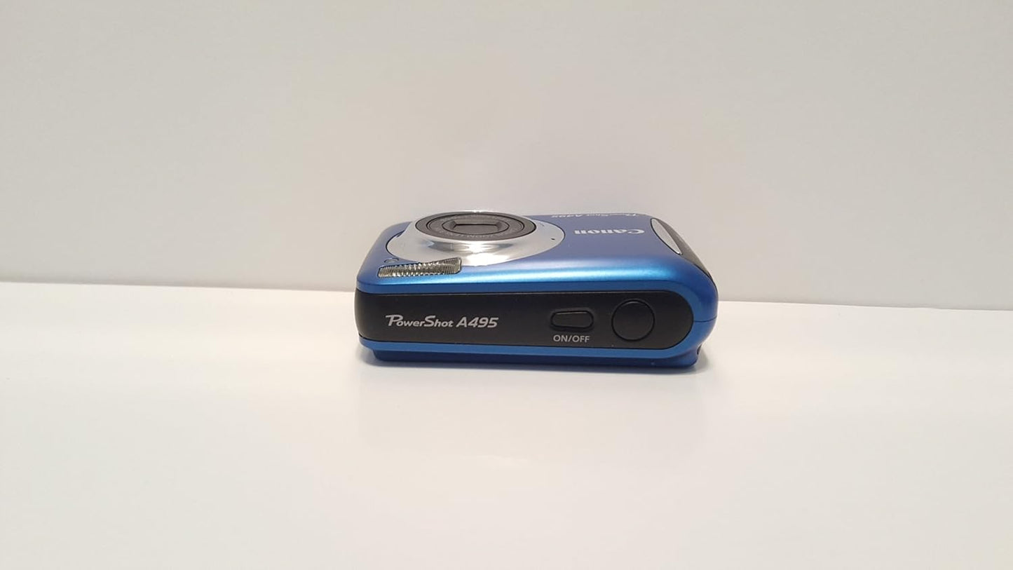 Canon A495 Blue PowerShot 10MP Digital Camera