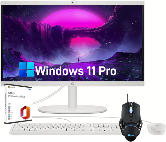 HP All-in-One Desktop PC 21.5" FHD Celeron