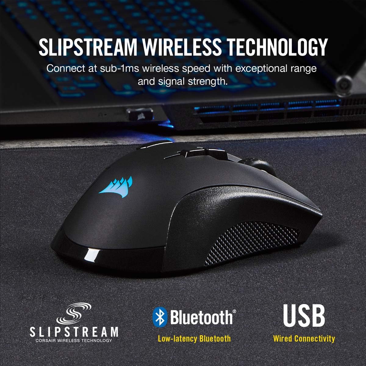 Corsair CH-9317011-NA Ironclaw Wireless RGB Gaming Mouse